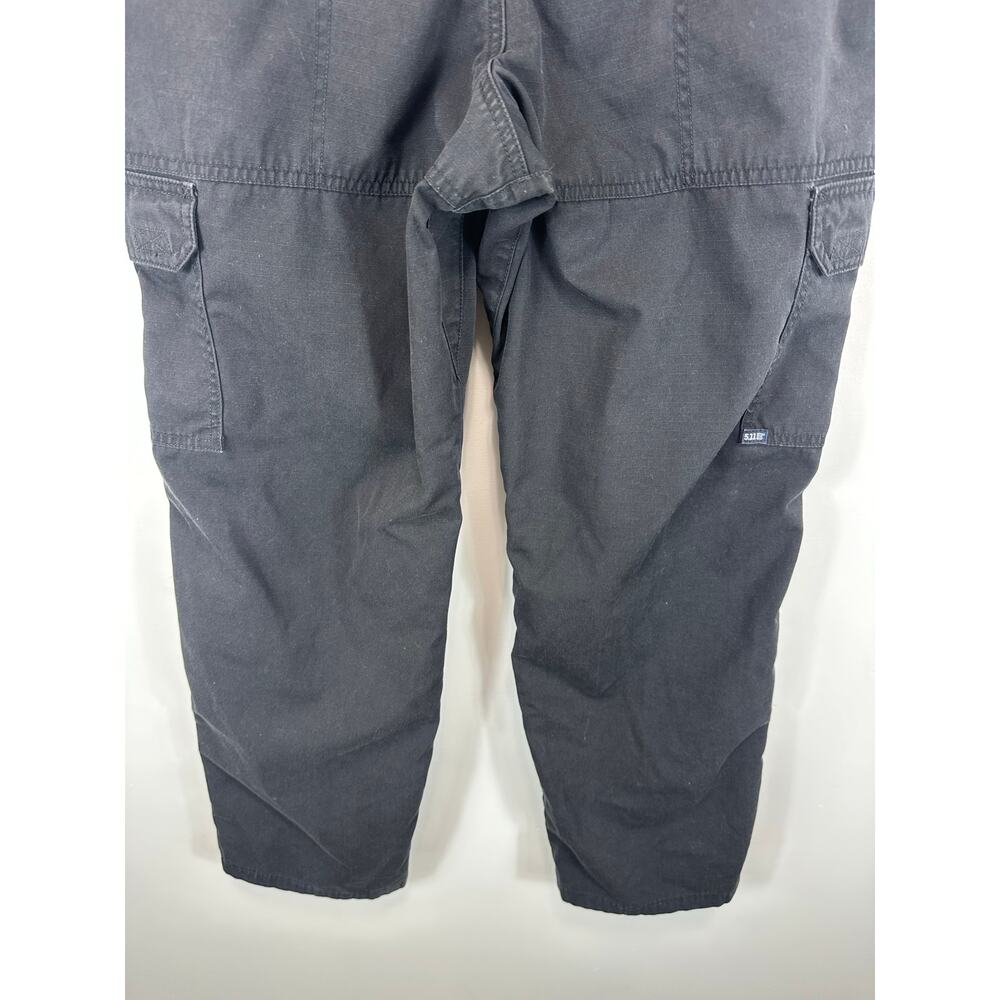 5.11 Tactical Taclite Pro Cargo Pants Black Ripstop Work Utility Size 34x31 - Picture 12 of 12